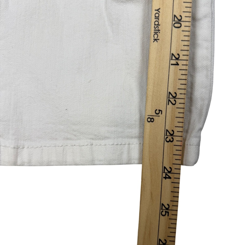 Nine West Vintage America Collection White Boho Straight Leg Jeans Size 8/29 - Picture 4 of 9